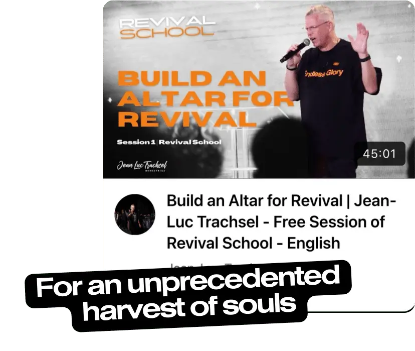 First session of REVIVAL SCHOOL for free with Jean-Luc Trachsel